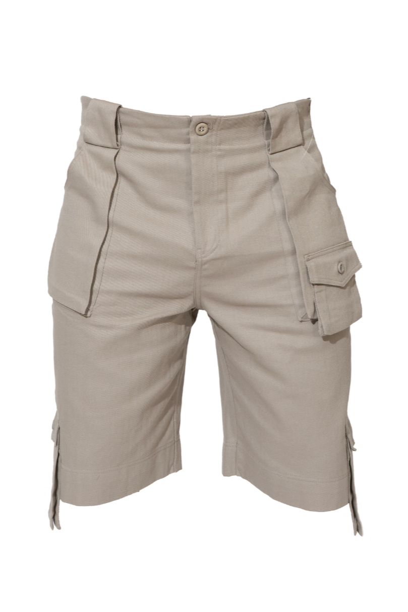 מכנס ברמודה עם כיסים